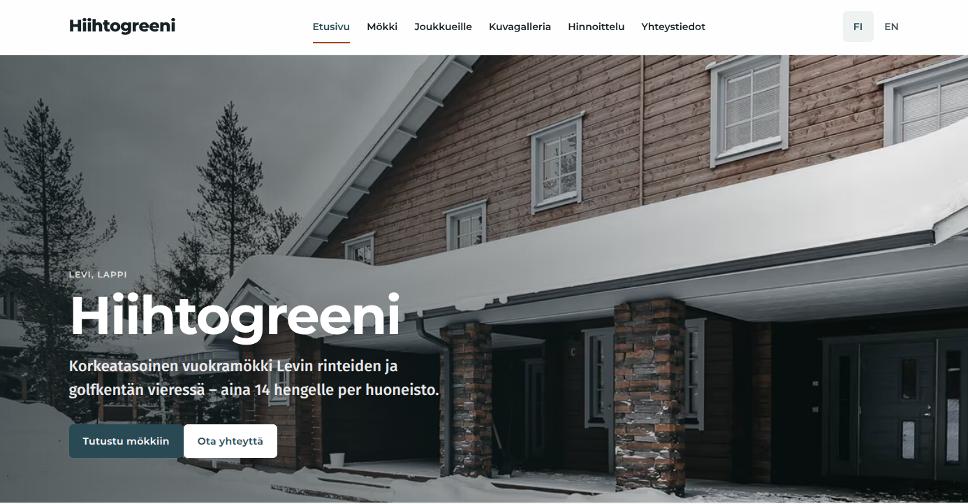 Hiihtogreeni.fi siirrettiin WordPressistä Next.js-aikaan